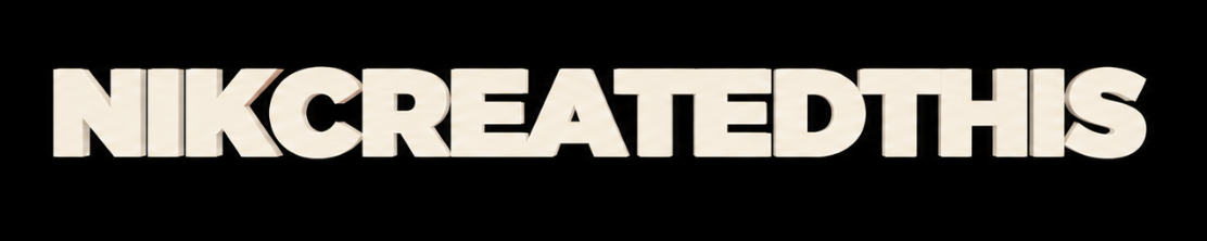 NIKCREATEDTHIS logga